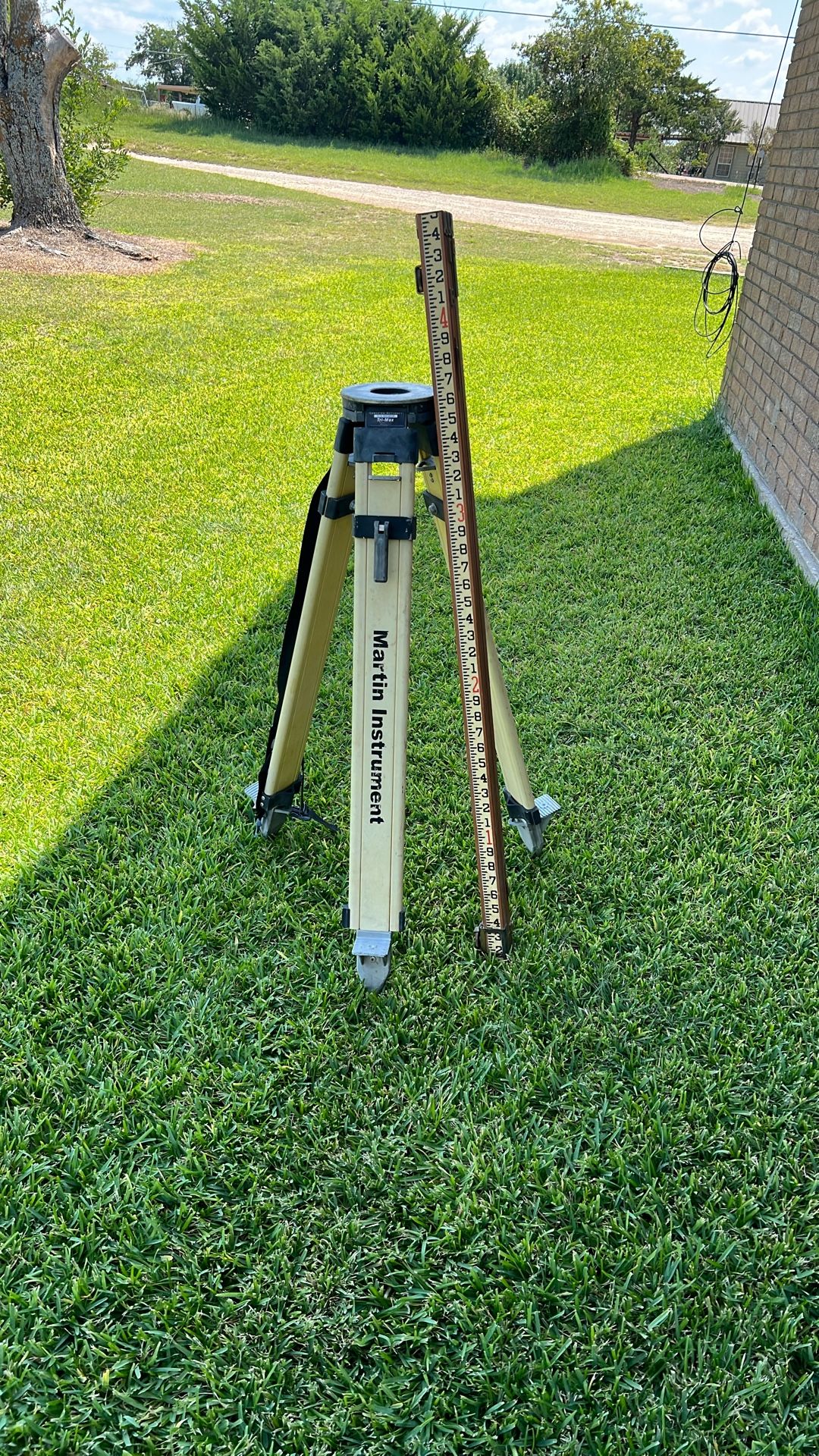 Surveying Tripod And Measuring Equipment
