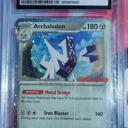 CGC 10 Archaludon (Gamestop Exclusive Cosmos Holo) Pokemon Tcg