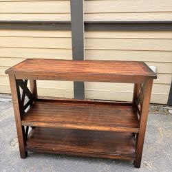 Farmhouse Book Shelf And Two End Tables
