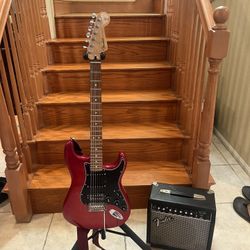 Fender MIM Strat (Brand New) W/ Fender Amp