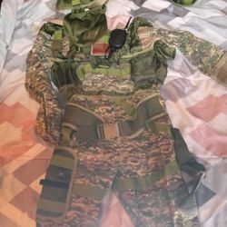 Army Costume Size 5-6