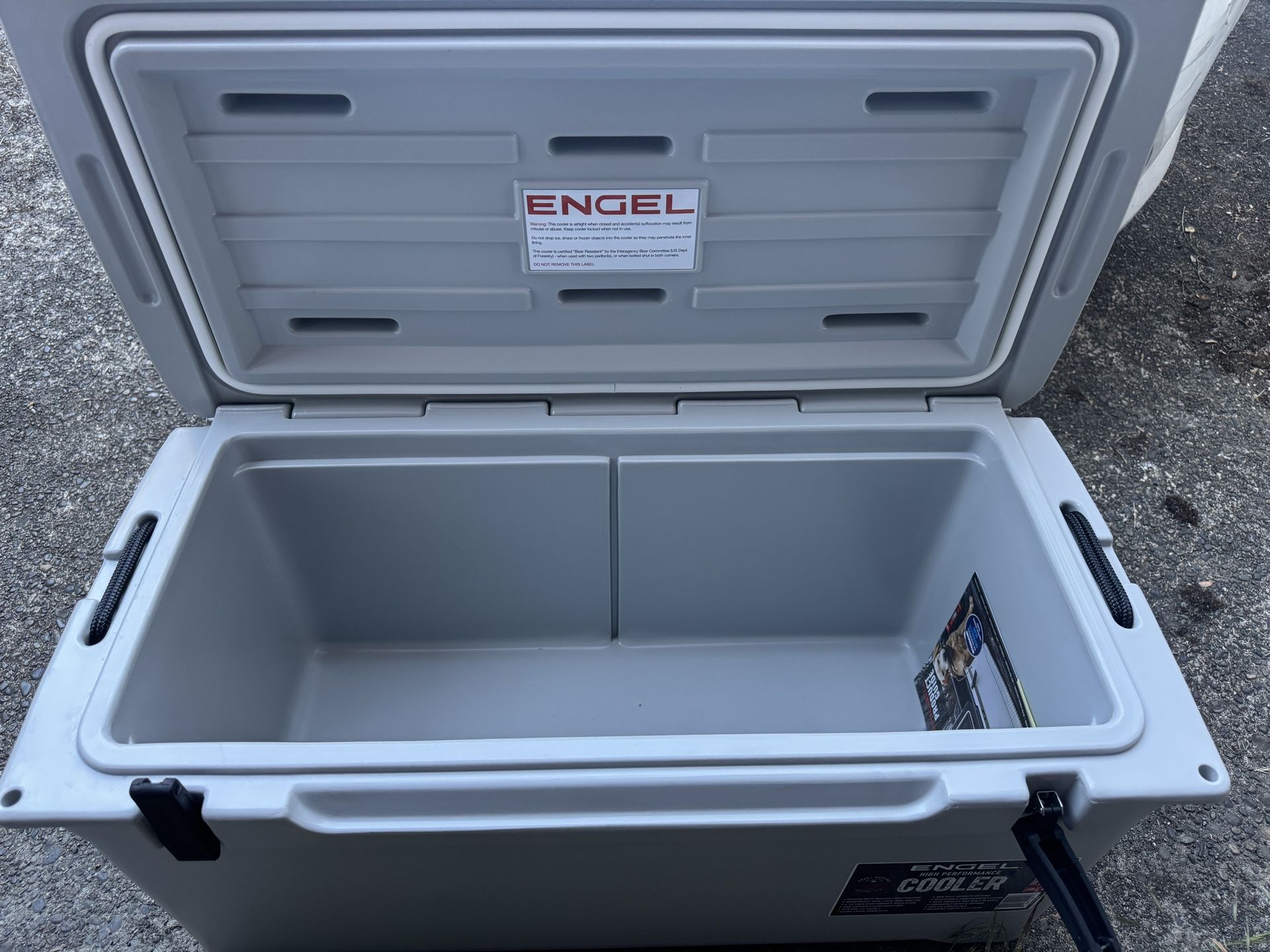 Engel 80 High Performance Hard Cooler and Ice Box - Haze Gray