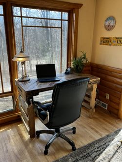 Rustic Hand-built Desk 