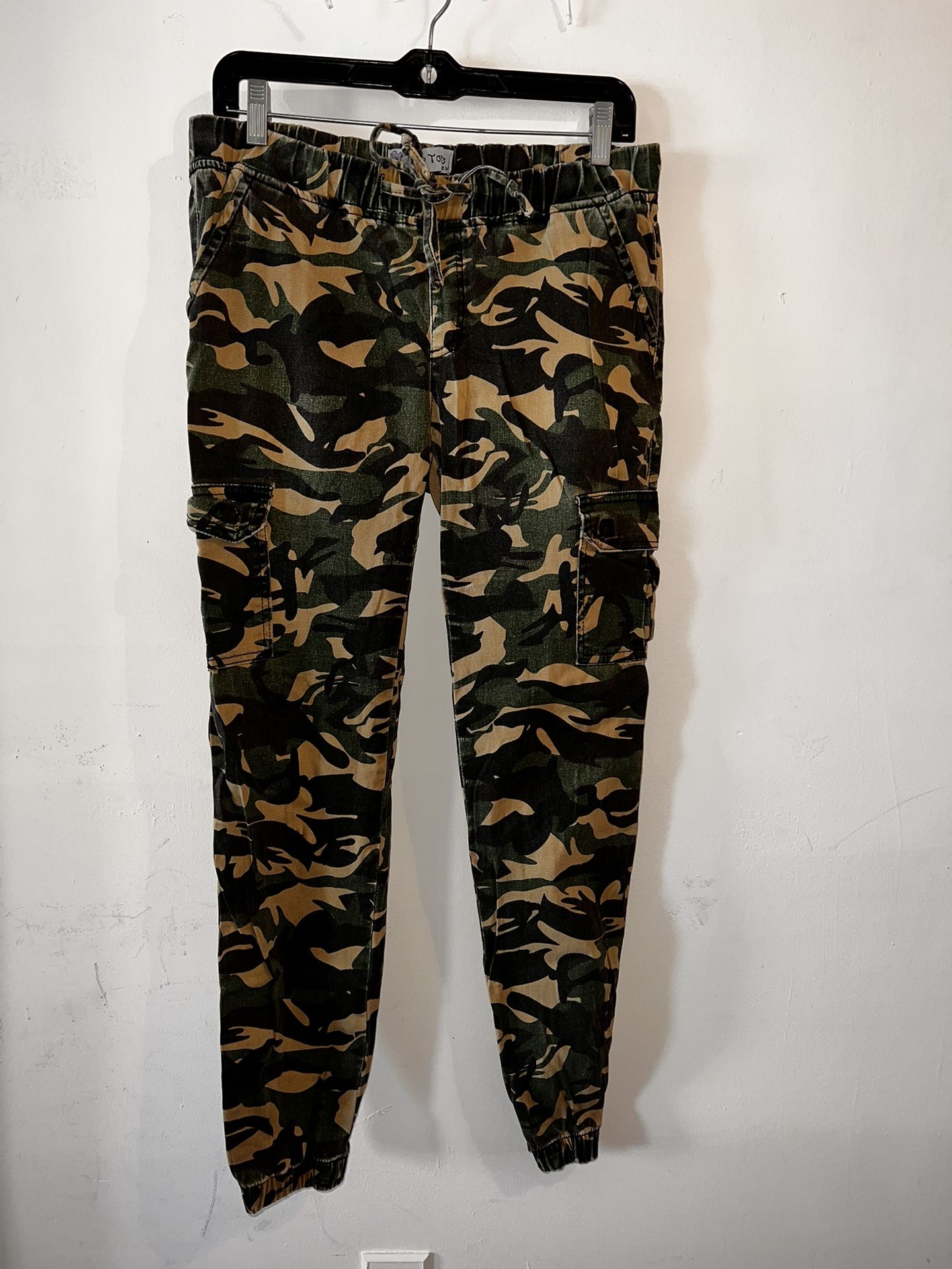 Women's washed Camo Joggers | M