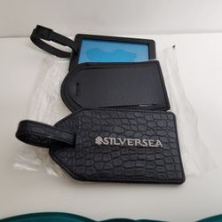 Neck Cushion Pillow for Airplane and Luggage Tags
