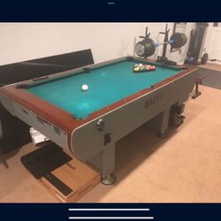 Pool Table With Accessories Great Condition