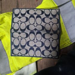 Vintage Coach Checkbook Cover