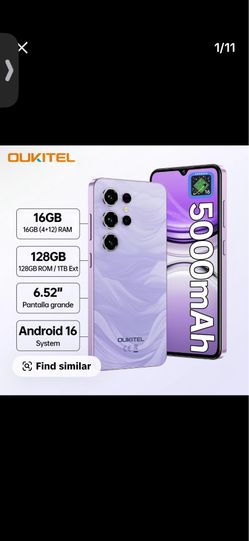 OUKITEL C2 Unlocked Cell Phone -6.52" Display Smartphone, 16GB+128GB/1TB, 5150mAh Battery Phone, 13MP Camera, 4G Dual Sim Mobile Phones, 3.5mm Jack/Fa