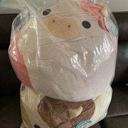 24” Jumbo Cow Squishmallows – Ronnie & Reshma 