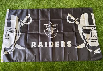 Raiders flag size 5’x3’