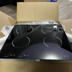 3000W 110V Cooktop Portable 4 Burners Electric Built-in Cooktop