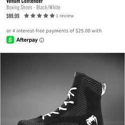 Venom Boxing Shoes