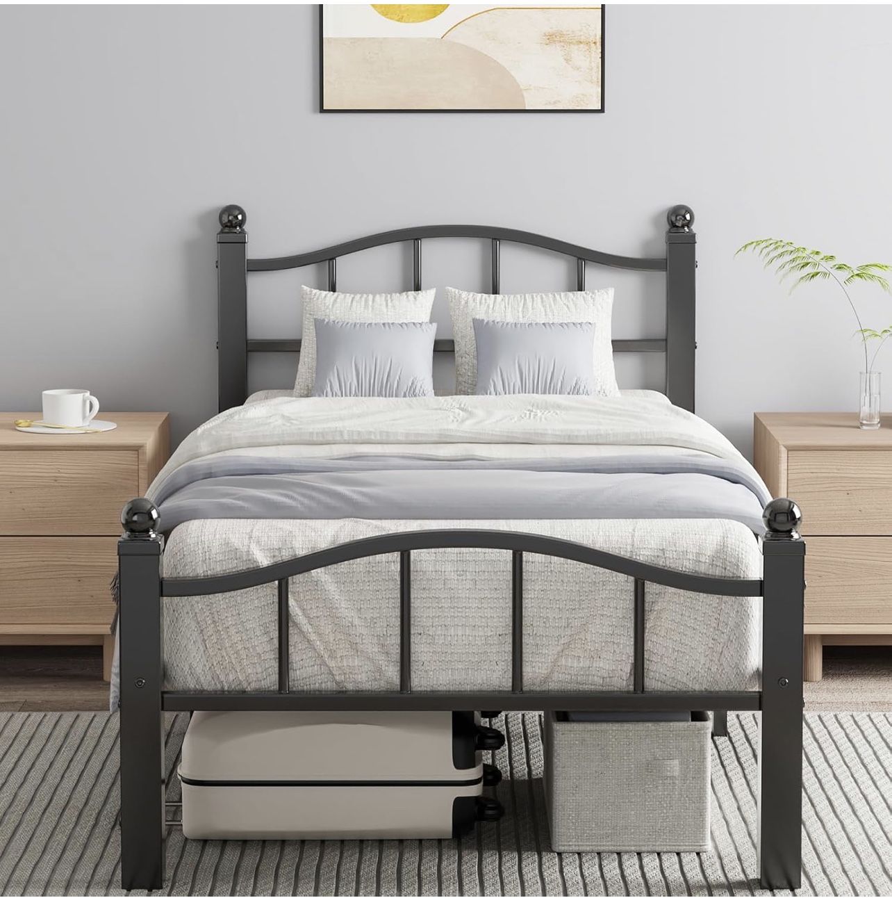 Twin Size Metal Bed Frame