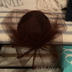 Beautiful Brown Vintage Hat