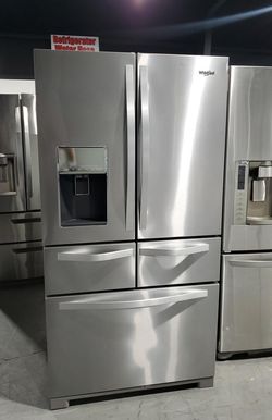 Whirlpool 4-Door Stainless Steel Refrigerator
