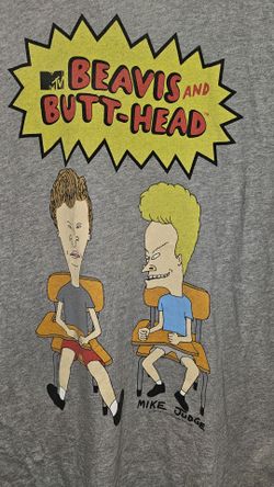 2011 Beavis And Butt-Head Shirt Adult Animated Sitcom Gray Men's Tee Medium 
Excellent condition 
No stains or rips 
Super clean 
Pls see all pictures