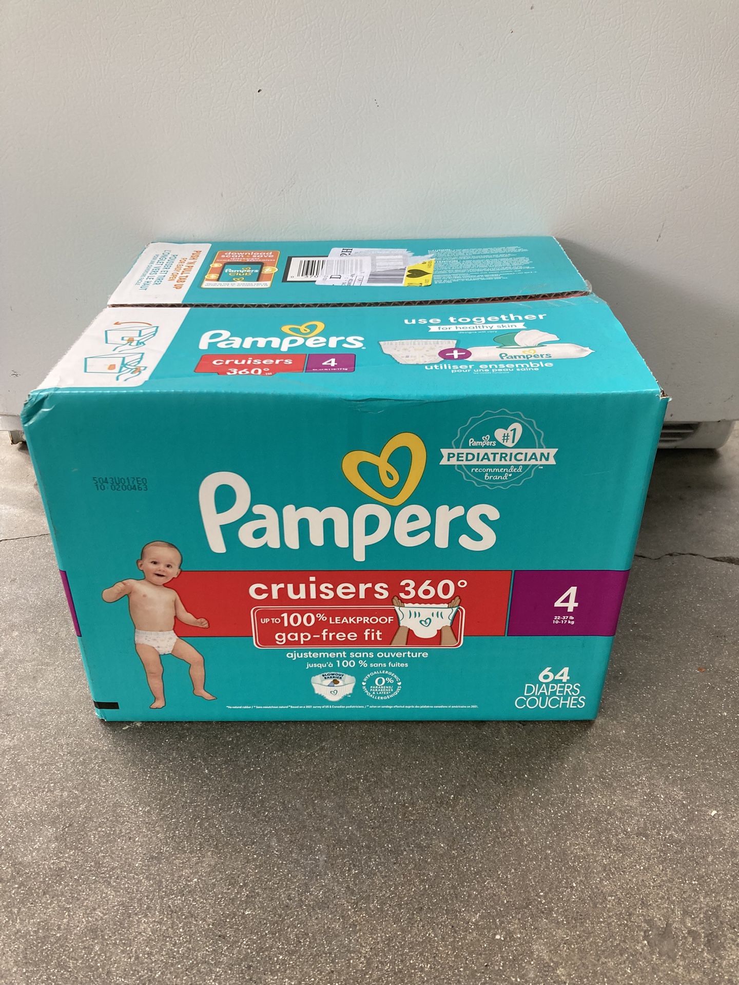 Pampers SIZE 4 64 pañales