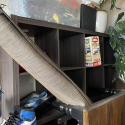 New IKEA Shelving Entertainment Stand. 