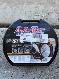 Premium Self-Tightening Snow Chains – SCC Auto-Trac- * LIKE NEW*