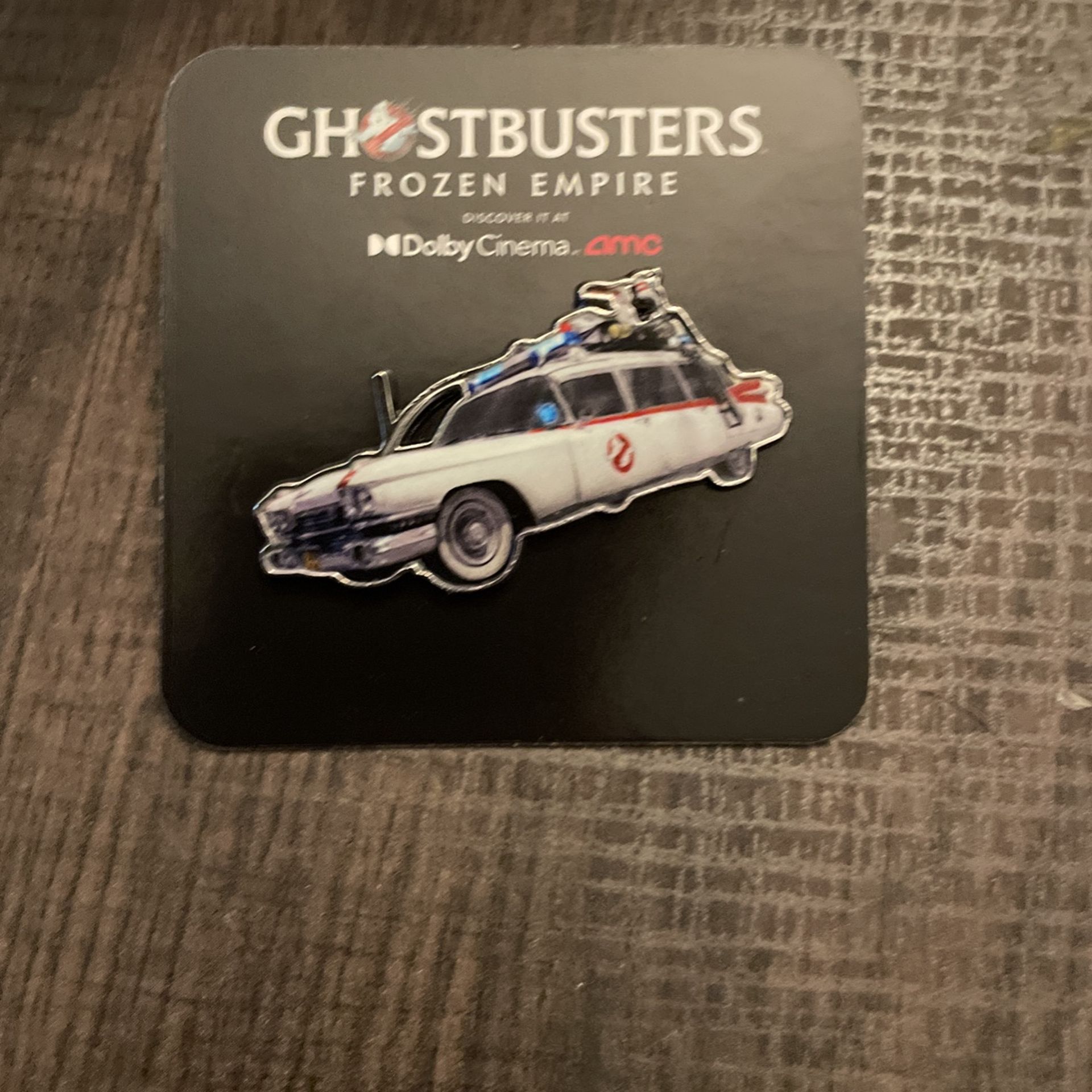 Ghostbusters Frozen Empire AMC Theaters exclusive collectible pin