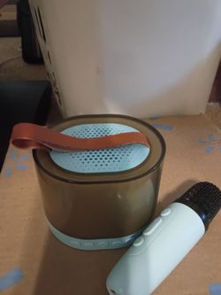 Portable Bluetooth Karaoke Speaker with Microphone