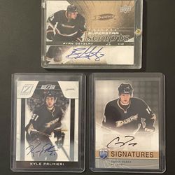 NHL Anaheim Ducks Autograph Hockey Cards