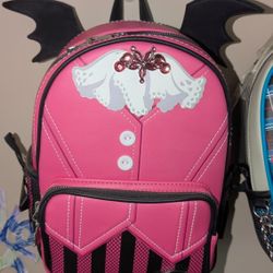 Monster High Draculaura Mini Backpack, Brand New With Tags