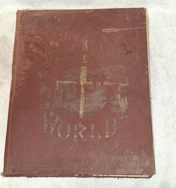 Antique 1890 Rand McNally & Co. Universal Atlas Of The World