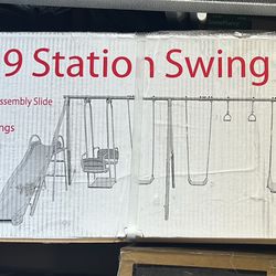 9 station Swing Set