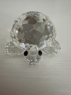Swarovski crystal turtle/tortoise figurine