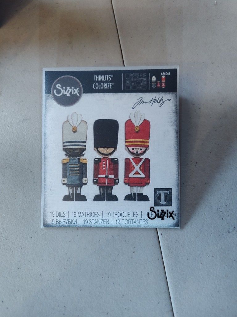 Tim Holtz Sizzix Alterations Thinlets Dies - Harvey, Colorize