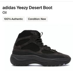 Yeezy Adidas Desert Boot Oil Size 5