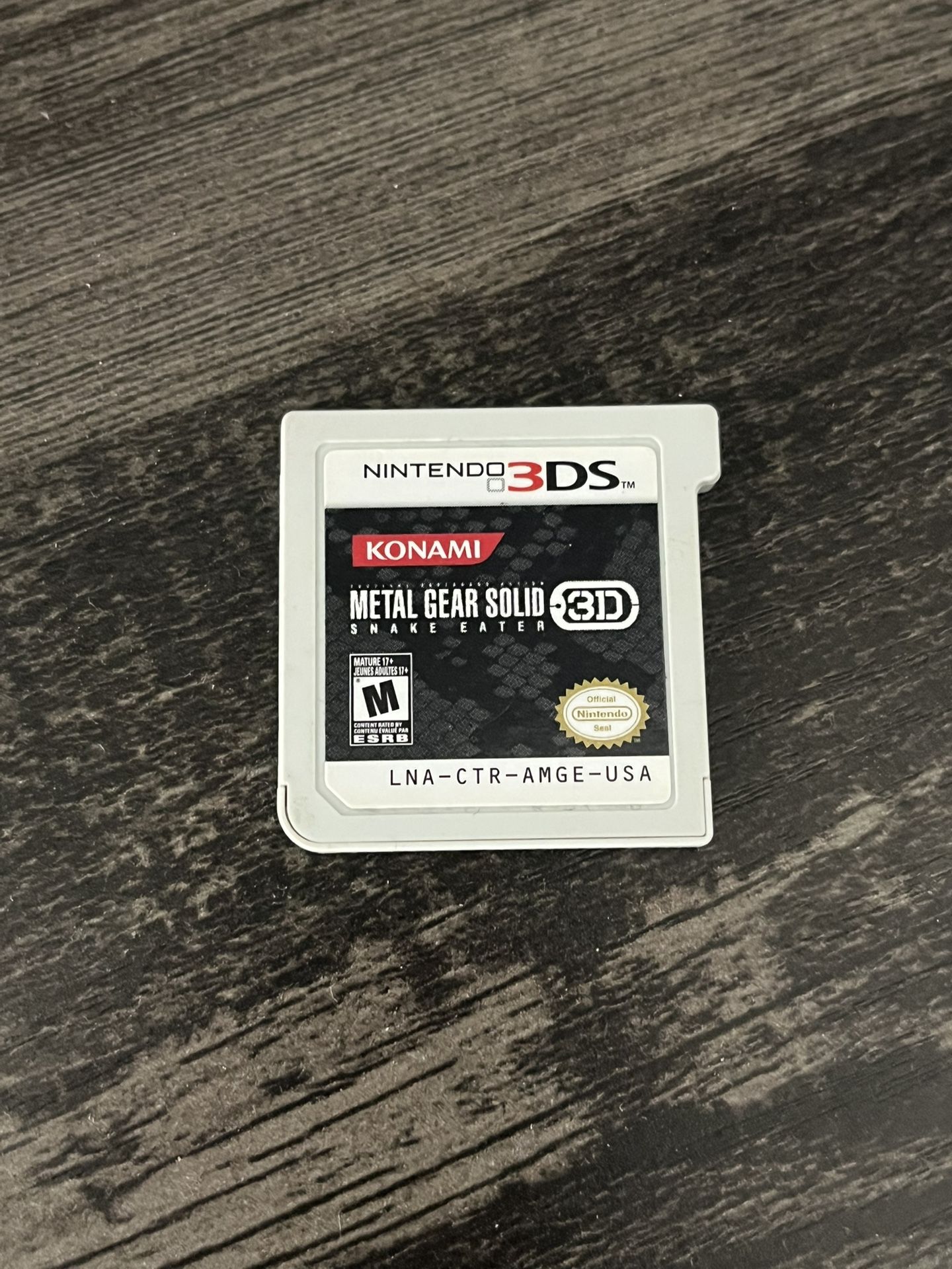 Metal Gear Solid 3D Nintendo DS