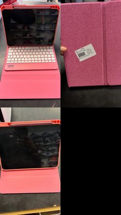 Pink iPad Case with Keyboard