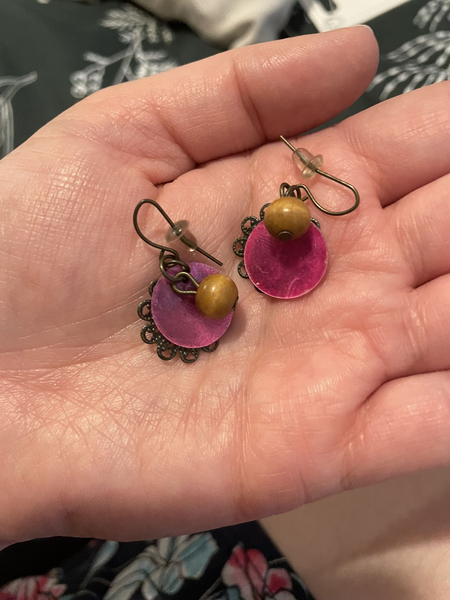 Cute Pink Earrings