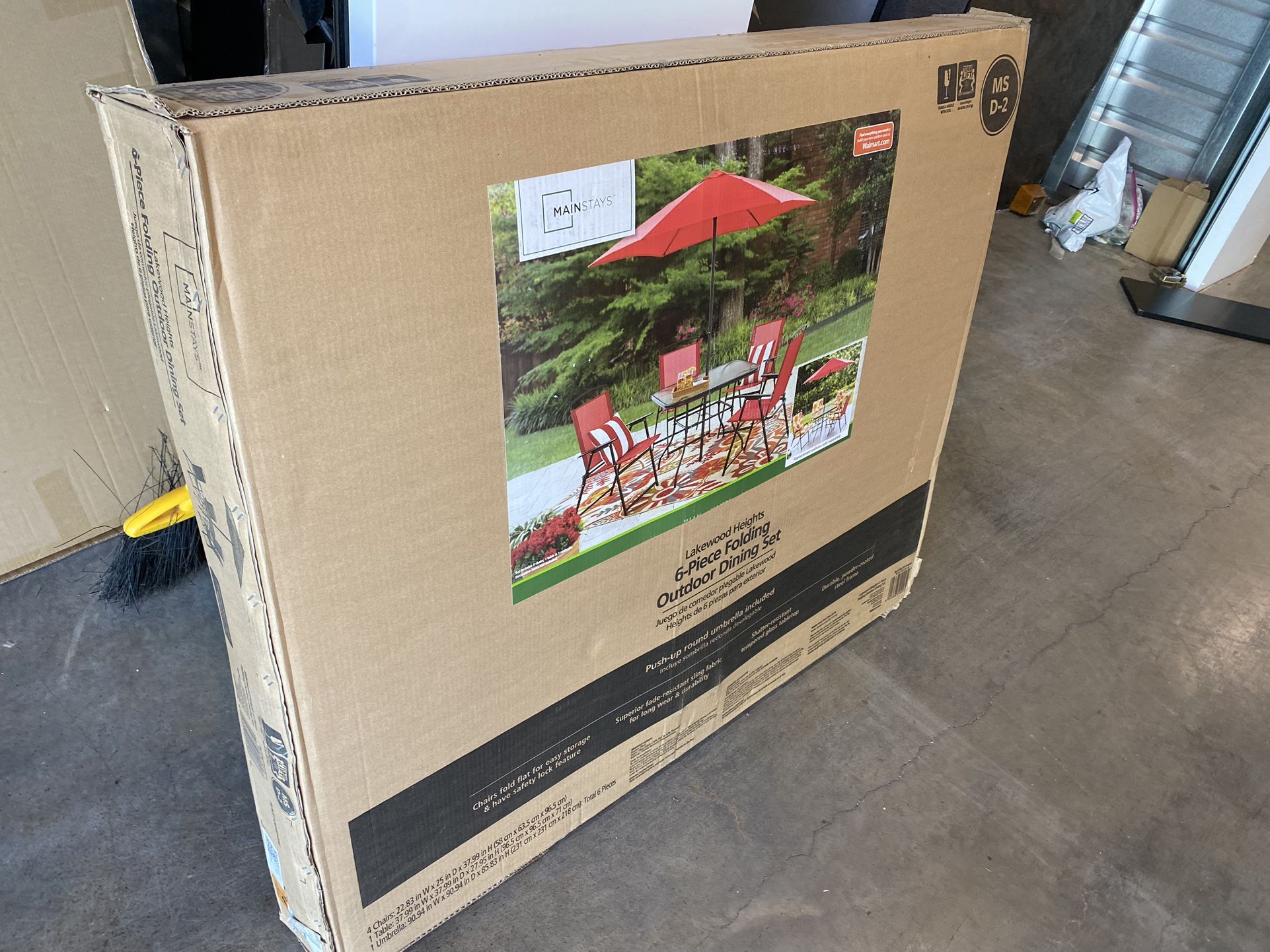 FREE DELIVERY AND INSTALLATION Mainstays Albany Lane 6 Piece Outdoor