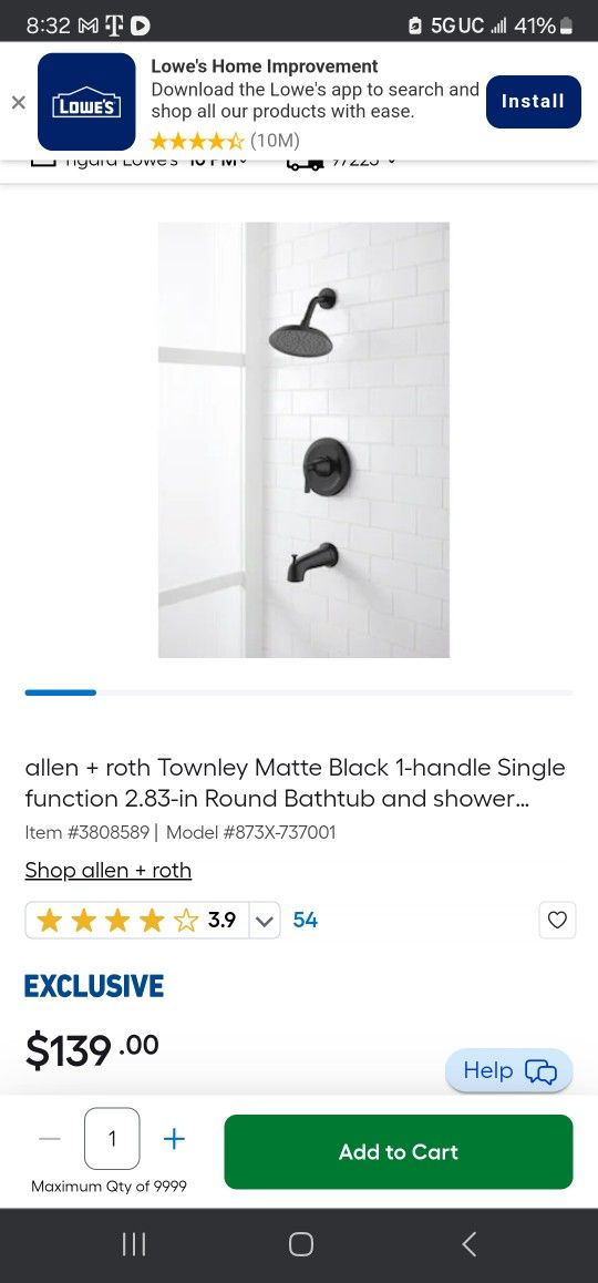 Shower Faucet Valve Restroom