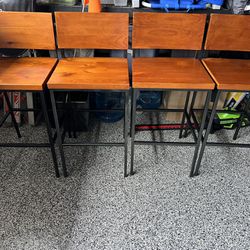 4 Bar Stools For Sale