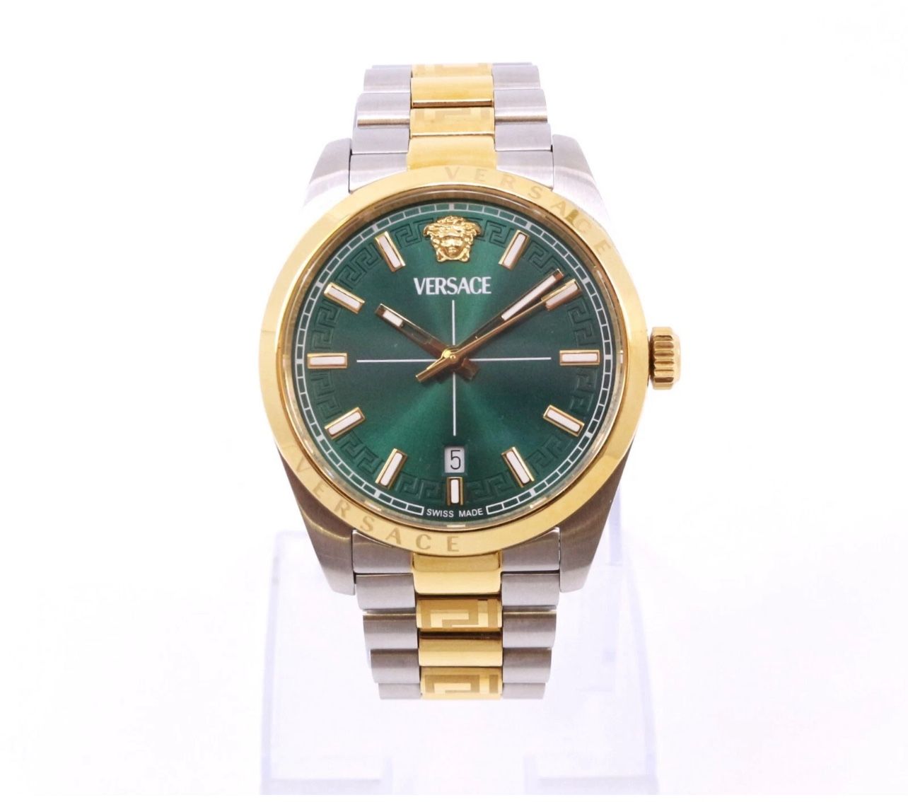 Versace Swiss Millenyium Two-Tone Stainless Steel Bracelet Watch 40mm