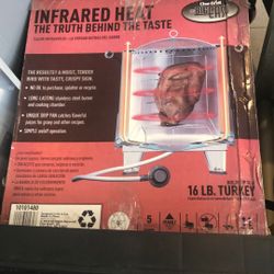 charboil infrared Turkey oil less