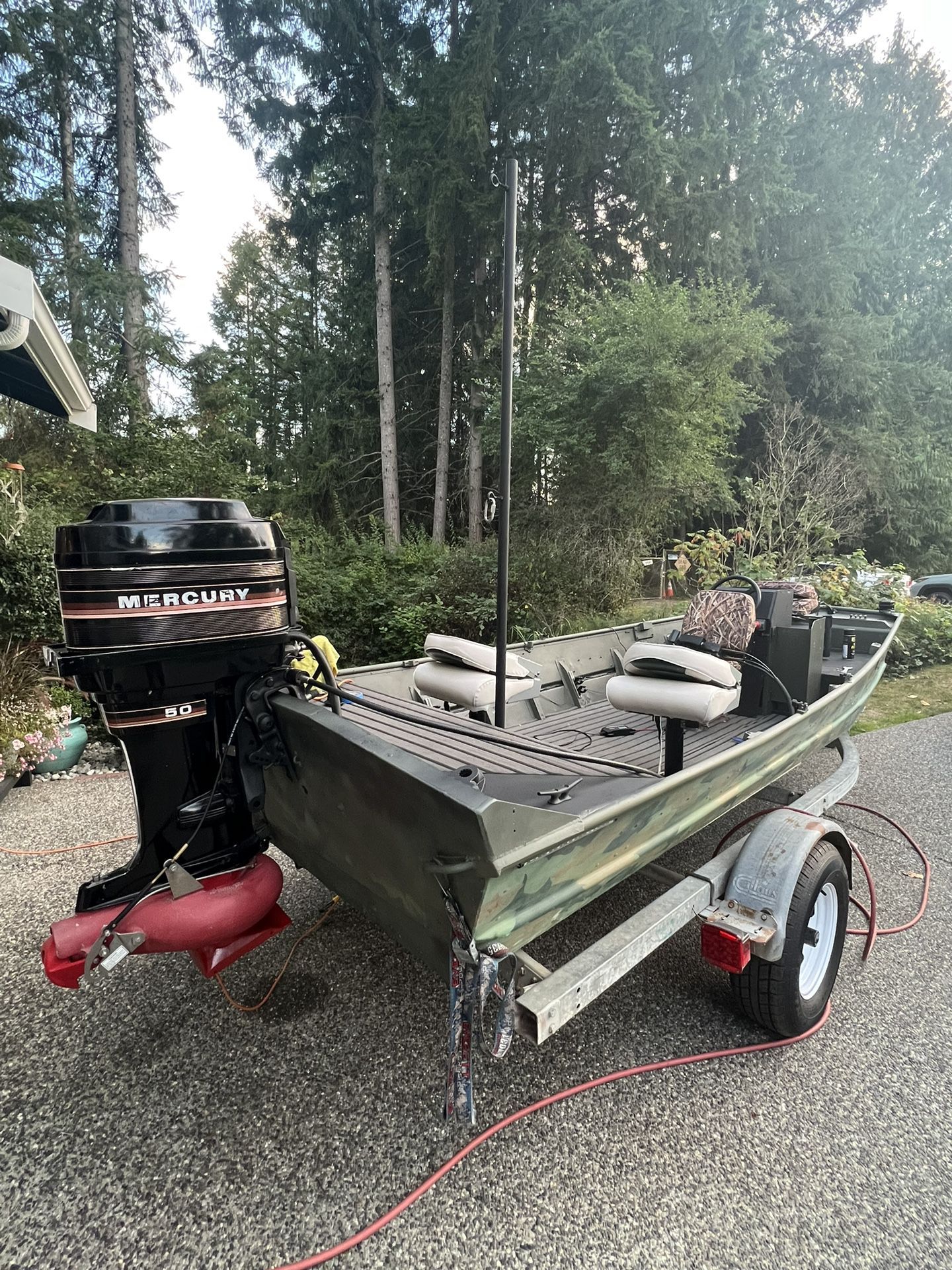 1986 Mercury 50HP Jet Outboard