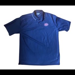 Jersey Mikes Subs Work Uniform Polo Shirt Mens XL Navy Blue Polyester