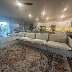 Sixpenny Neva 5-Piece Chaise Sectional Sofa 