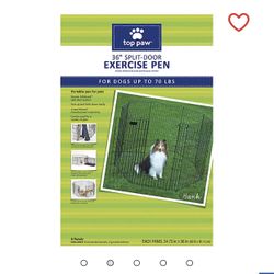 36 inch split door Exercise Dog pen New in box
