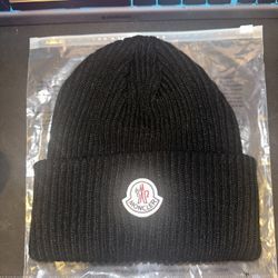 Black Moncler Beanie