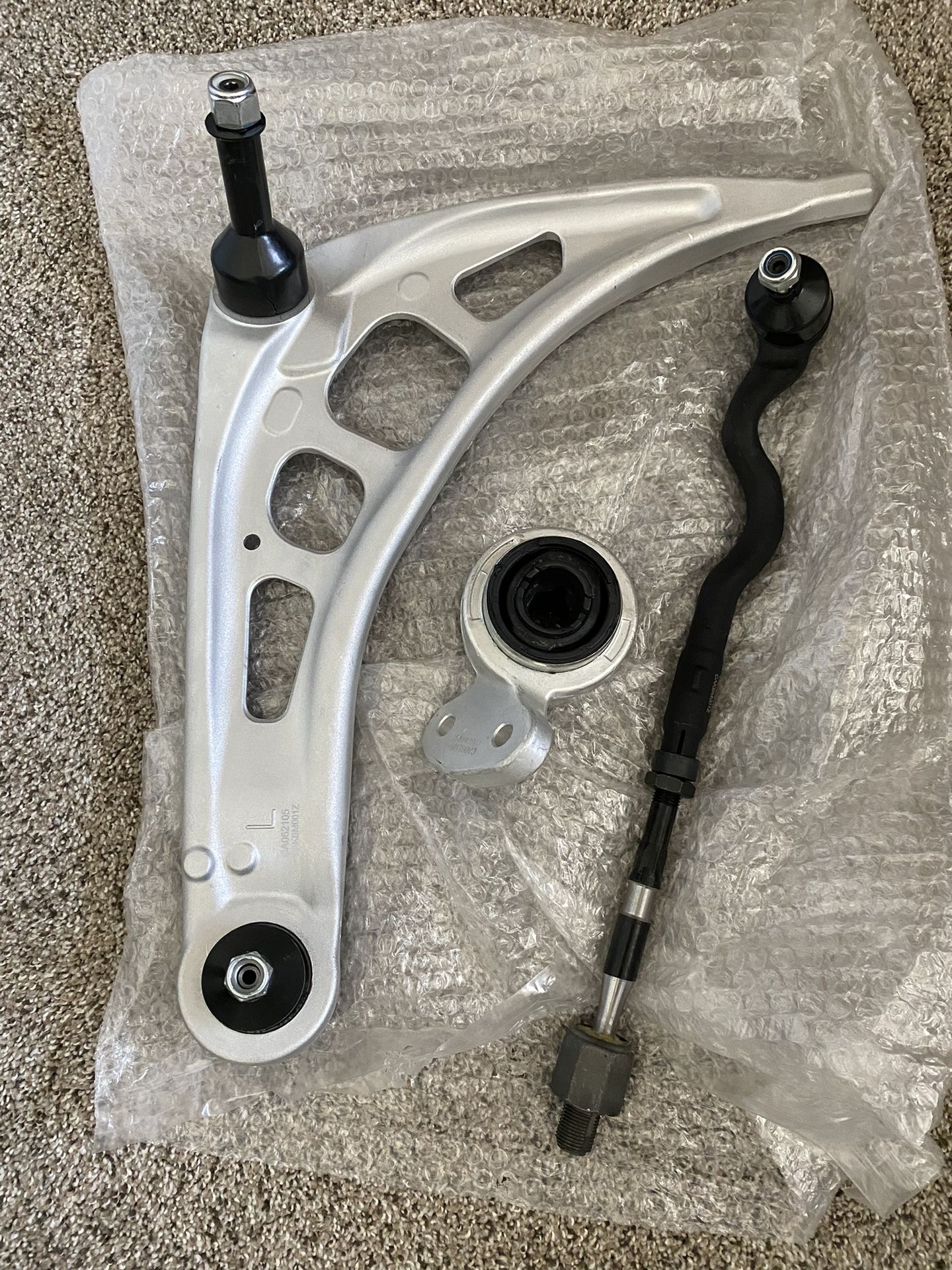 BMW e46 lower control arm and tie rod (Left side)