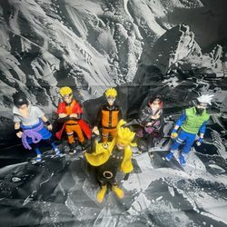 6 Figure Naruto Set