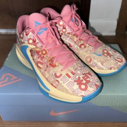 Nike Zoom Freak 4’s - Letter Bros Vanilla Lightning - Size 11