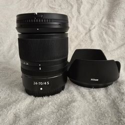 Nikon Nikkor 24-70/4 S Lens 24-70mm Zoom Telephoto Z Mirrorless