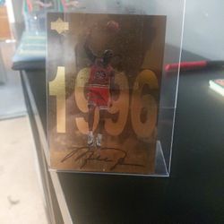 Signed Michael Jordan 